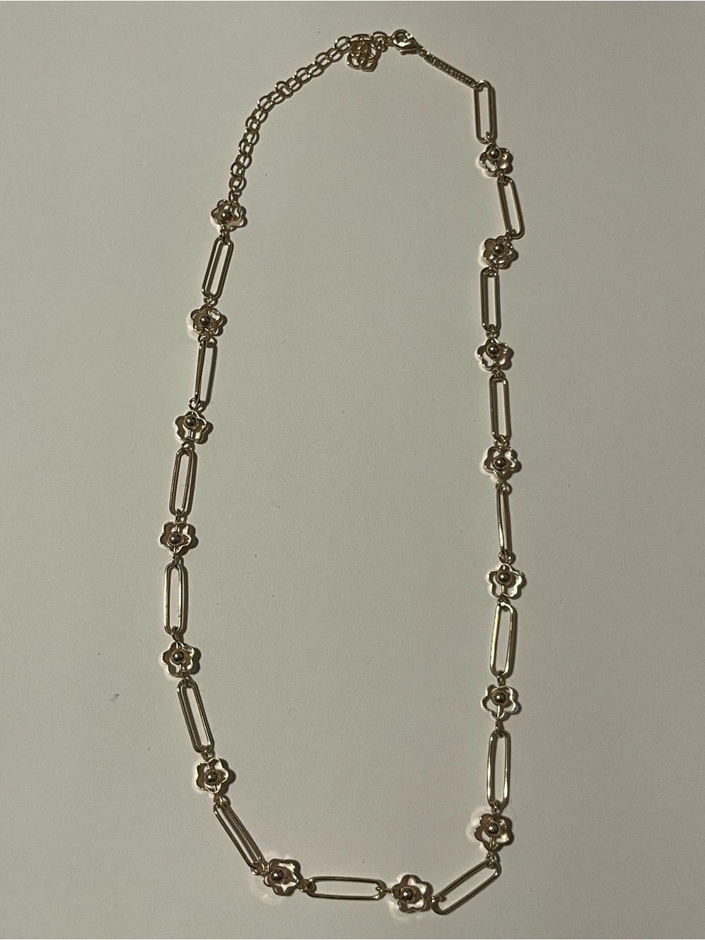 Kendra Scott Gold Floral Link Necklace